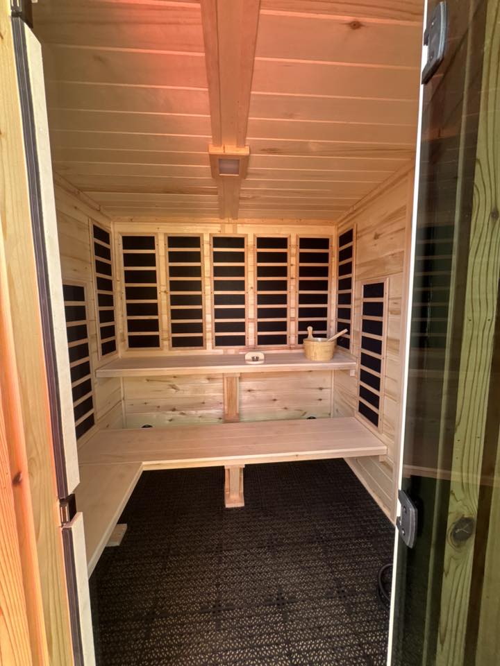 Custom sauna interior photo