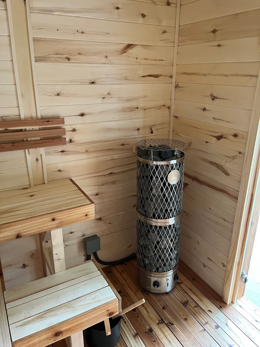 Custom sauna interior photo